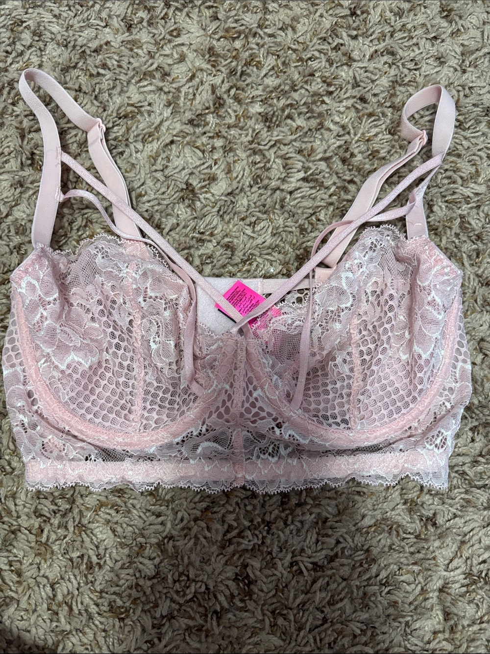 La SENZA Pink Lace bra